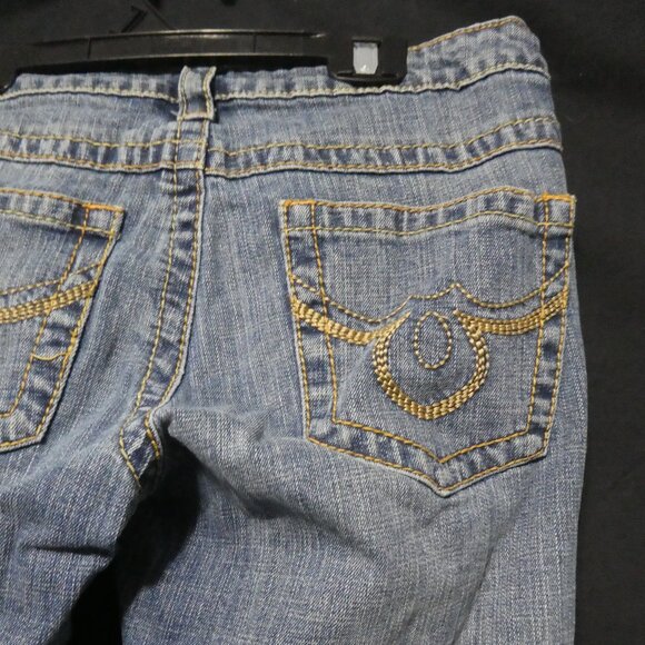 BLUENOTES | size 27 | Blue Denim - Jeans | Embroidered Back Pockets - Picture 12 of 16